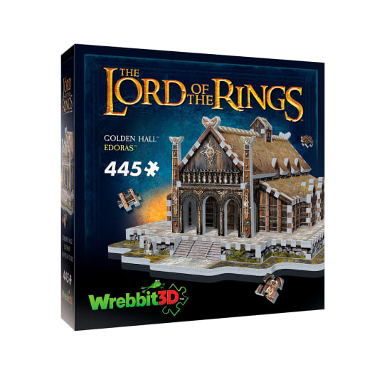 Wrebbit Lord of the Rings Golden Hall Edoras 3D Puzzle Martinex